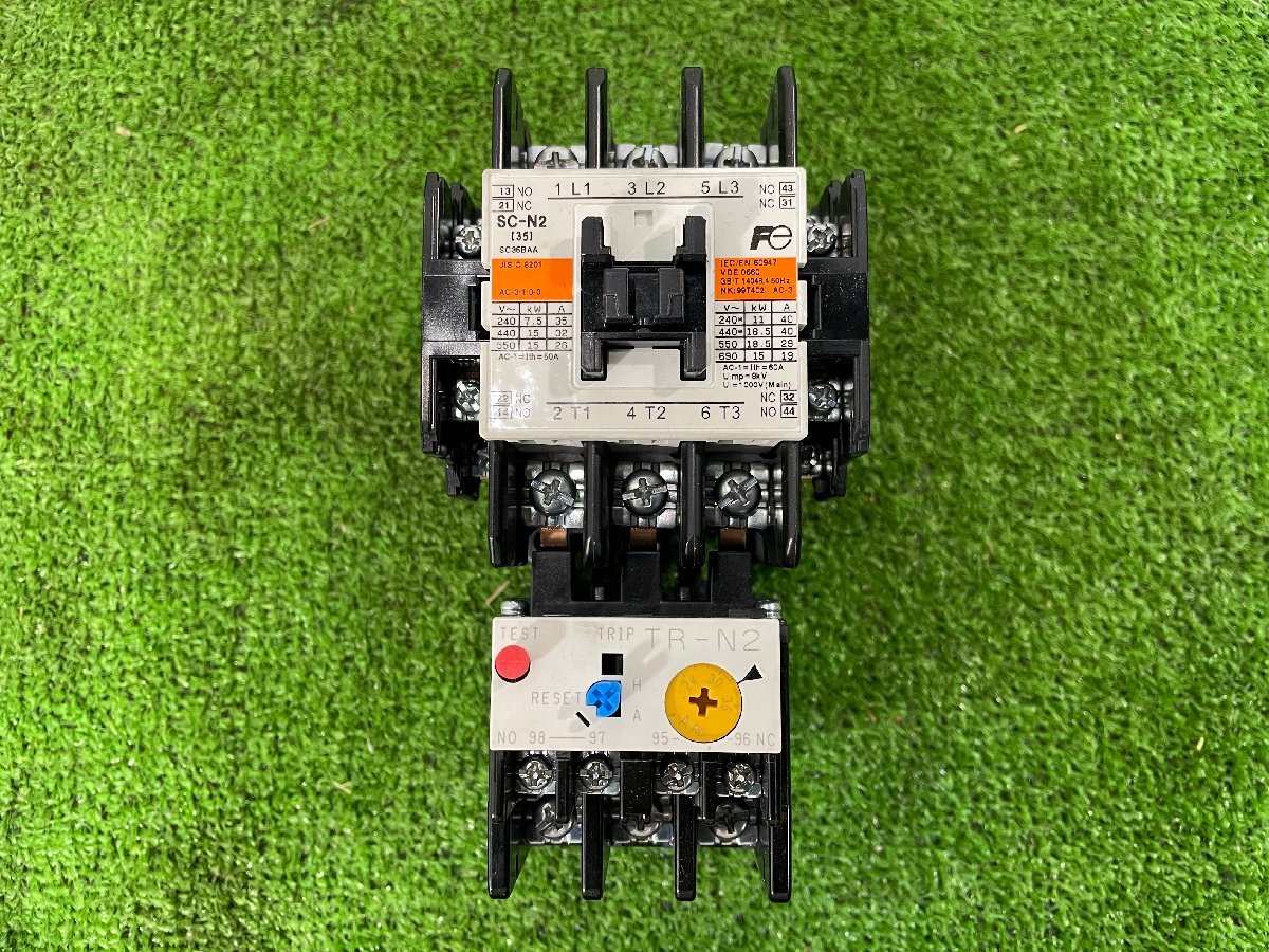 未使用品】富士電機 SC-N2 マグネットスイッチ + TR-N2 サーマルリレー  