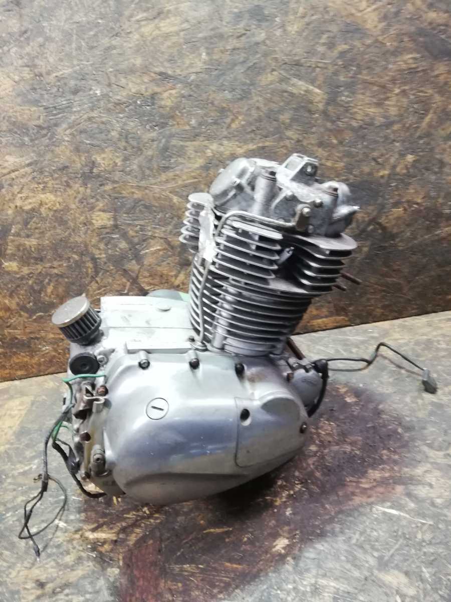 即配可 KAWASAKI エストレヤRS 純正エンジンASSY 圧縮測定済 BJ250AE