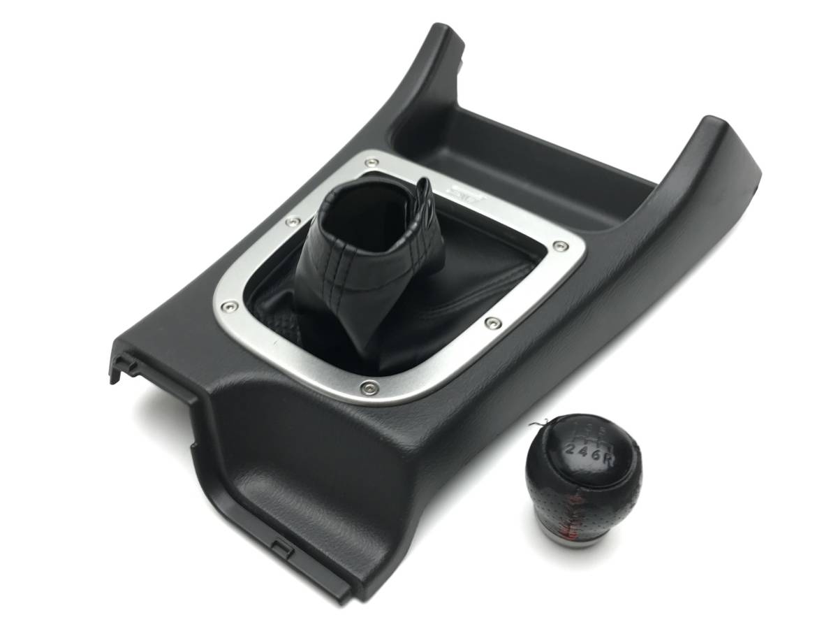 インプレッサ GDB WRX STi 純正 シフトパネル シフトブーツ シフトノブ
