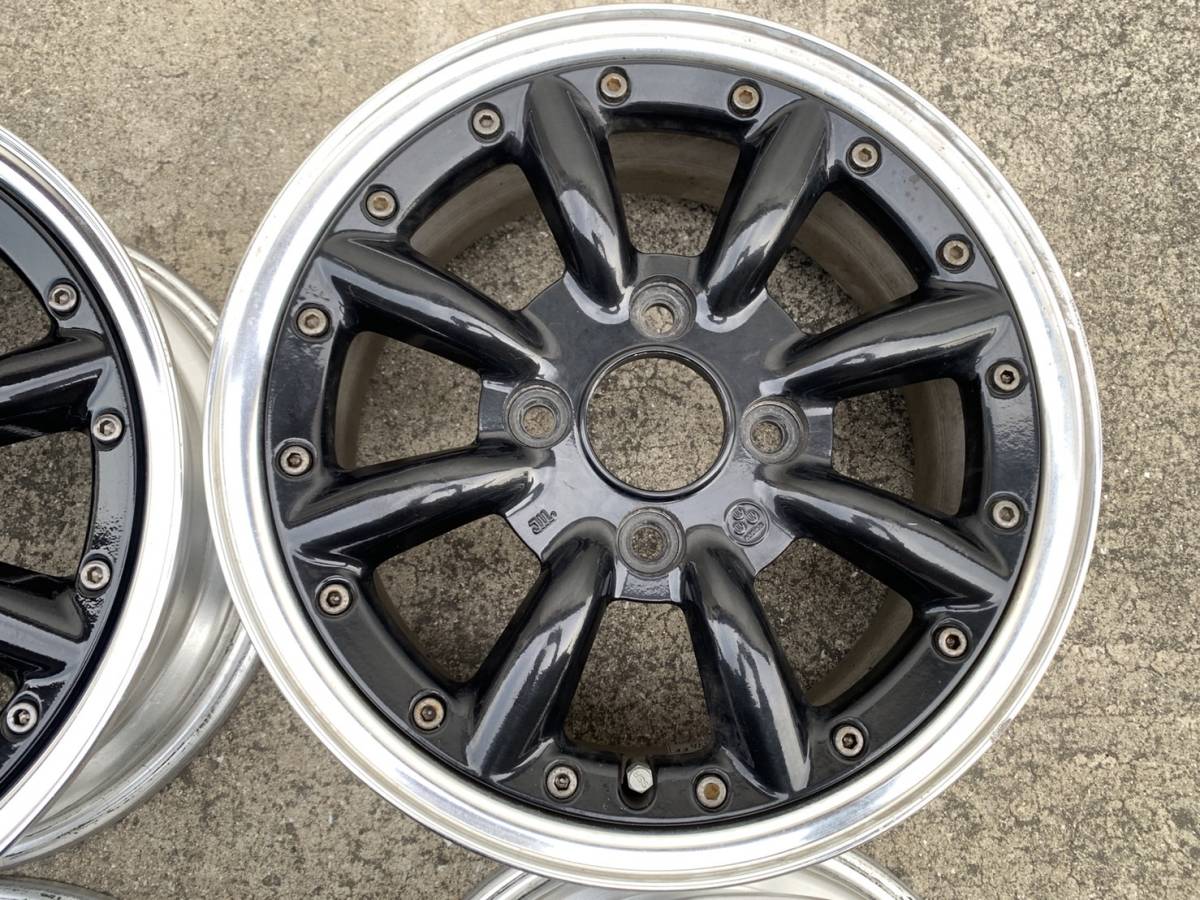 超希少！ SSR ワタナベRS8 4本中古 14インチ×6JJ＋40 PCD110×4穴｜ホイール