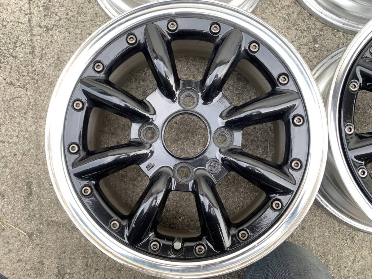 超希少！ SSR ワタナベRS8 4本中古 14インチ×6JJ＋40 PCD110×4穴