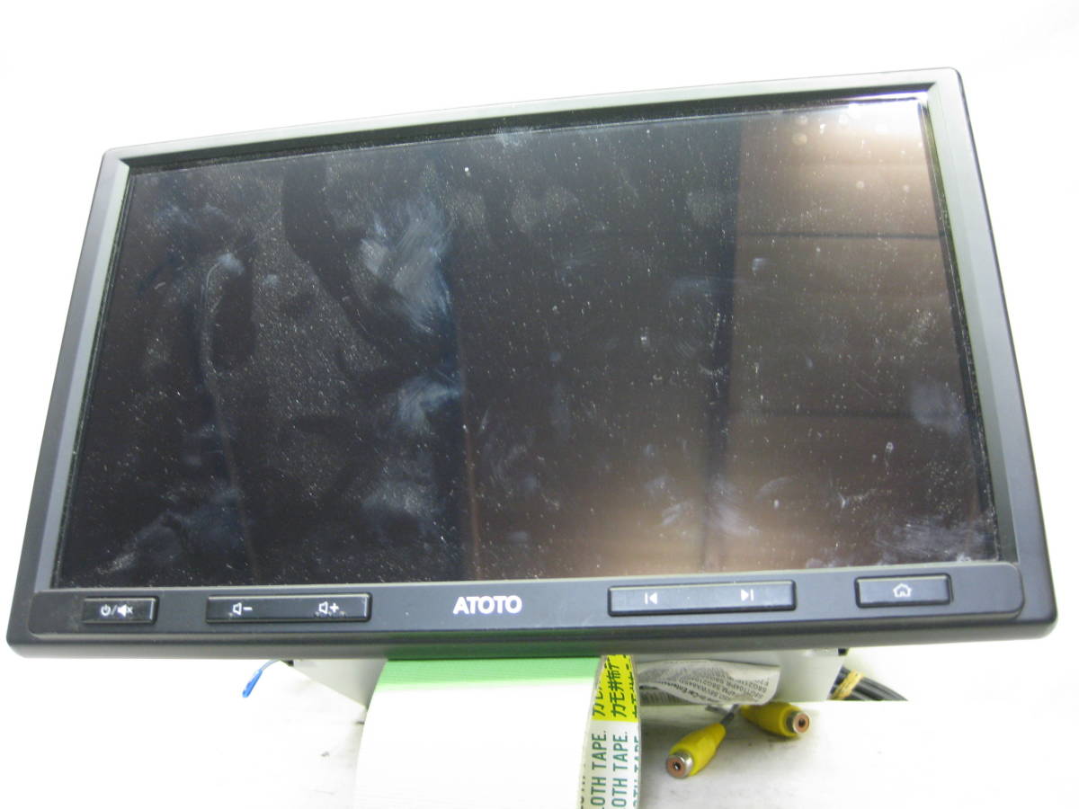 K-1032 ATOTO F7G210PE 10インチモニター DVDプレイヤー 故障品(DVD 