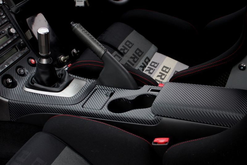 S15シルビア カーボン調センターコンソールセット（灰皿付