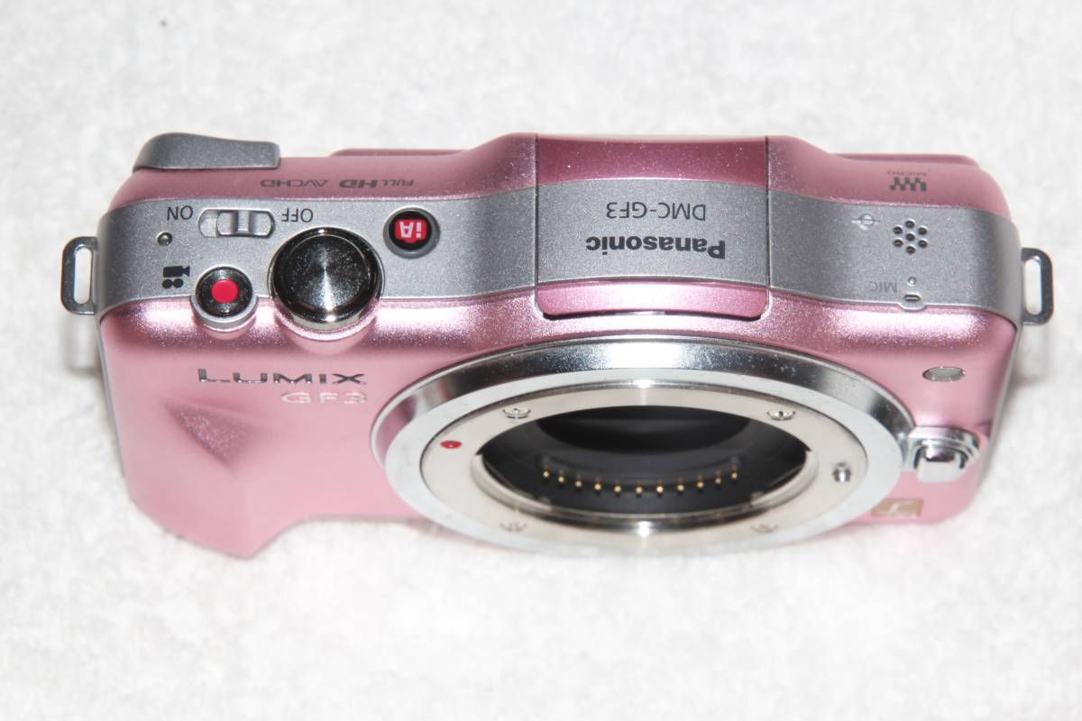 パナソニック Panasonic LUMIX DMC-GF3 ボディ フェアリーピンク 美品