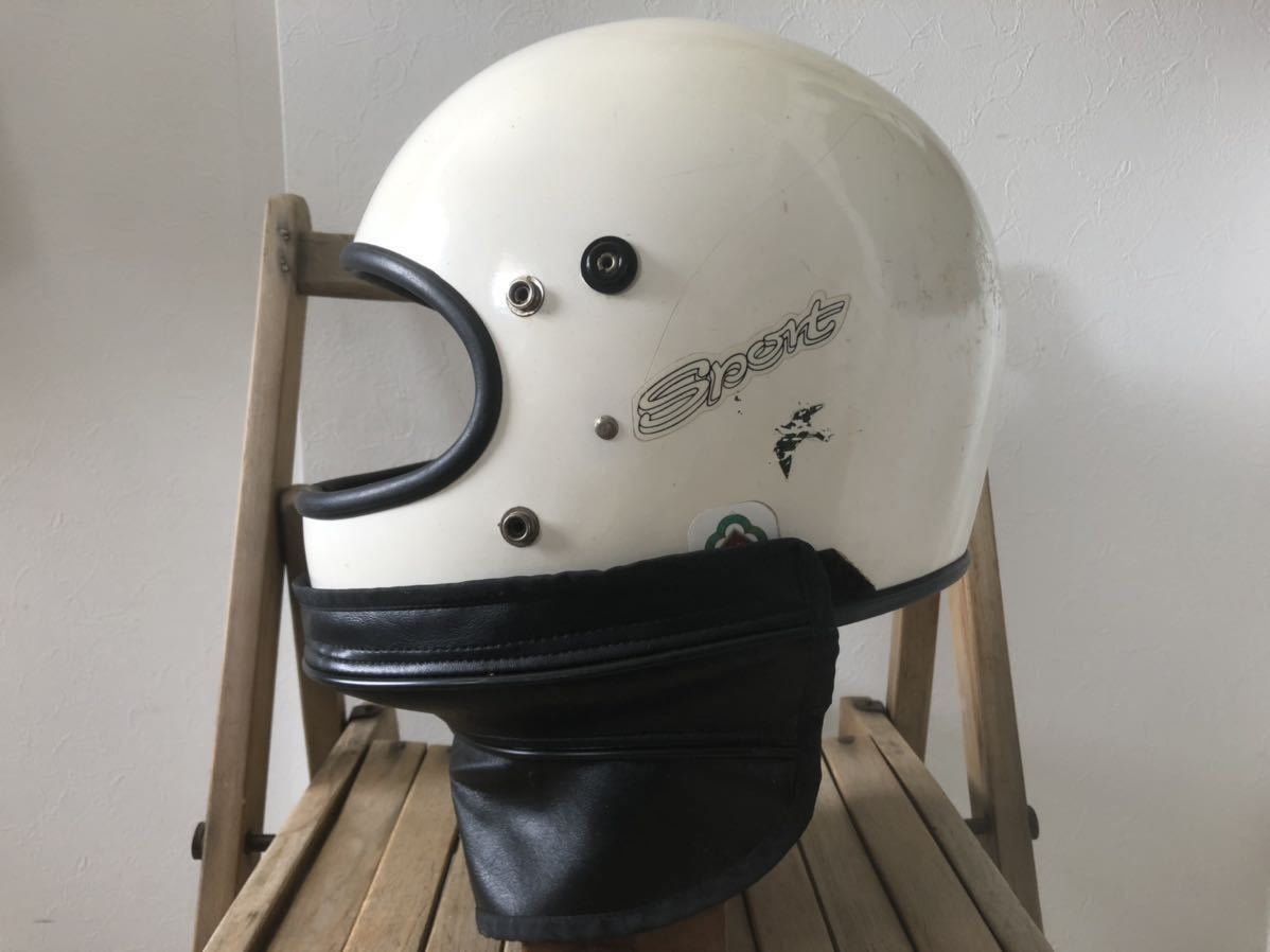 77年製 英国製 ヴィンテージ CENTURION ホワイト フルフェイス