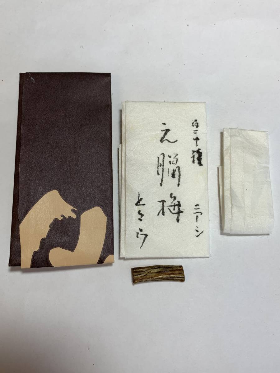 六国五味 120種名香 香木 0.13g ＊香道 「元臘梅」木所：真那賀