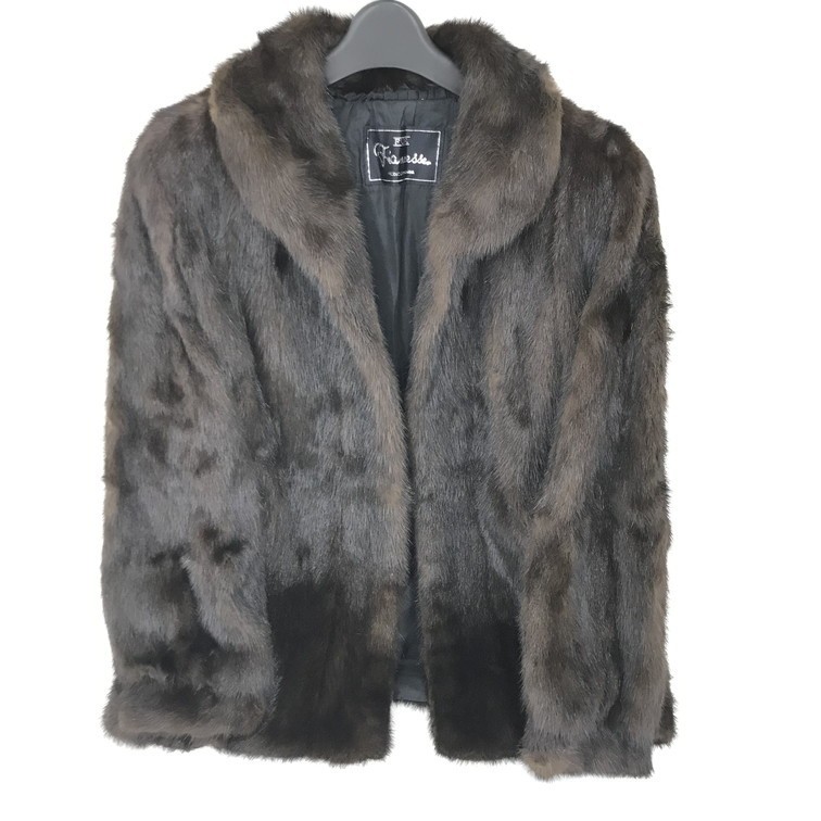 1654158】SAGA MINK サガミンク 毛皮コート 茶色