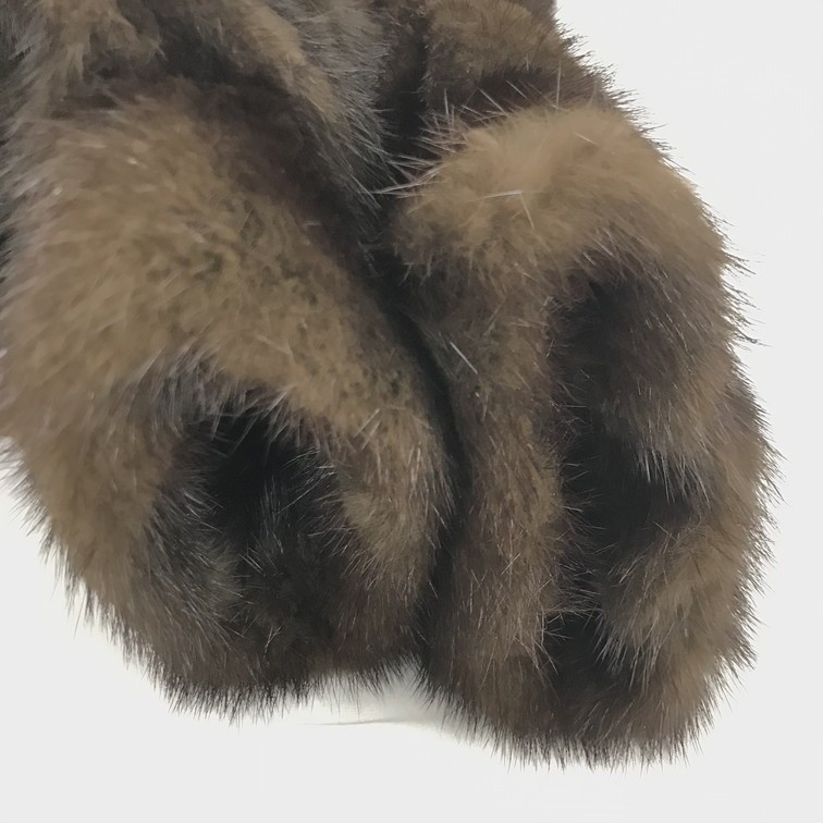 1654158】SAGA MINK サガミンク 毛皮コート 茶色