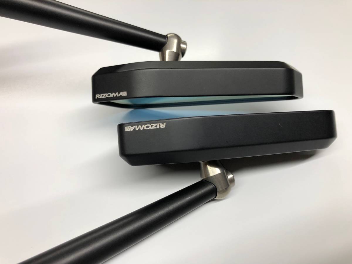 rizoma リゾマ ミラー 左右セット ブラック 汎用(ミラー)｜売買された 