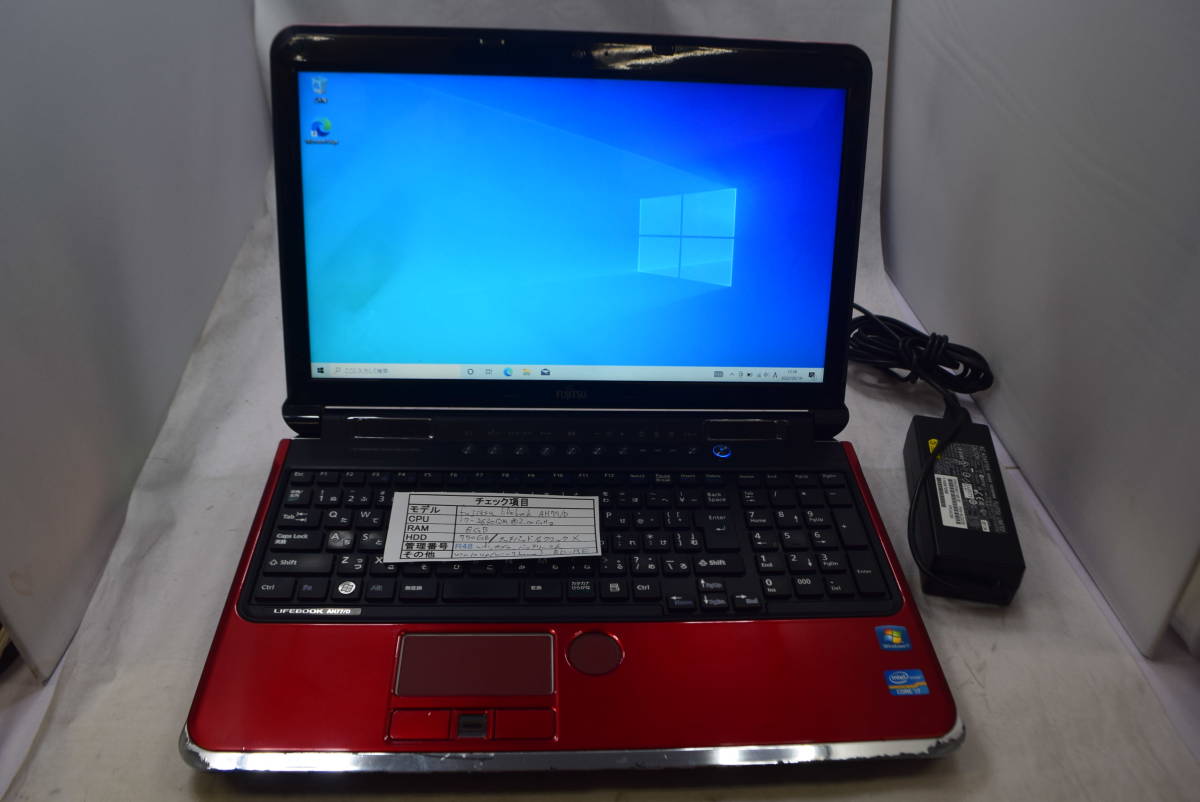 LIFEBOOK FMV 富士通 ノートパソコン : AH77（パソコン｜パソコン 