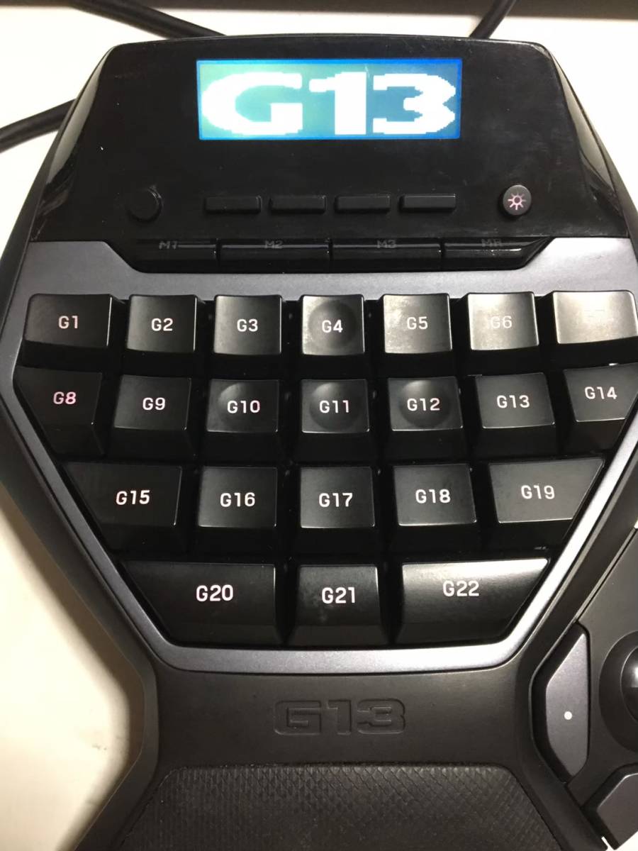 5a ジャンク Logicool ロジクール ゲーミング 片手用 有線 キーボード コントローラー G13 通電確認済 Usbキーボード 売買されたオークション情報 Yahooの商品情報をアーカイブ公開 オークファン Aucfan Com