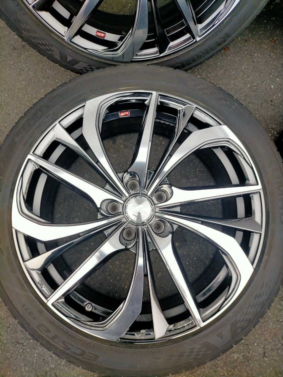 WEDS レオニスTE 19インチ & 225/45R19 タイヤ付 4本SET☆使用短 美品 