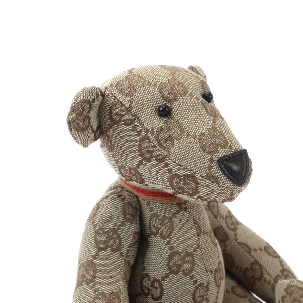極 1円スタート Gucci グッチ Ggキャンバス テディベア ブラウン Ggロゴ ぬいぐるみ 人形 クマ 熊 オブジェ 置物 飾り ブランド小物 その他 売買されたオークション情報 Yahooの商品情報をアーカイブ公開 オークファン Aucfan Com
