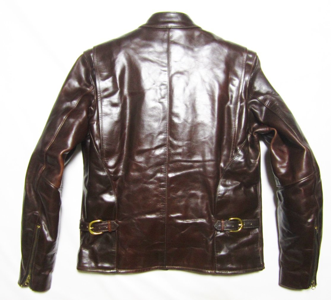 VANSON バンソン モデルB 立ち襟シングルライダースジャケット（超美品 