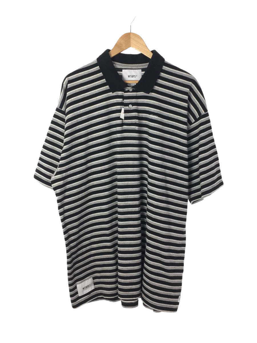 【2026，高品質】 WTAPS VASQUE POLO SS 02/EX40_COLLECTION/ポロシャツ/3/コットン/BLK/ボーダー(Lサイズ)｜売買されたオークション情報、yahooの商品情報をアーカイブ公開 - オークファン Lサイズ