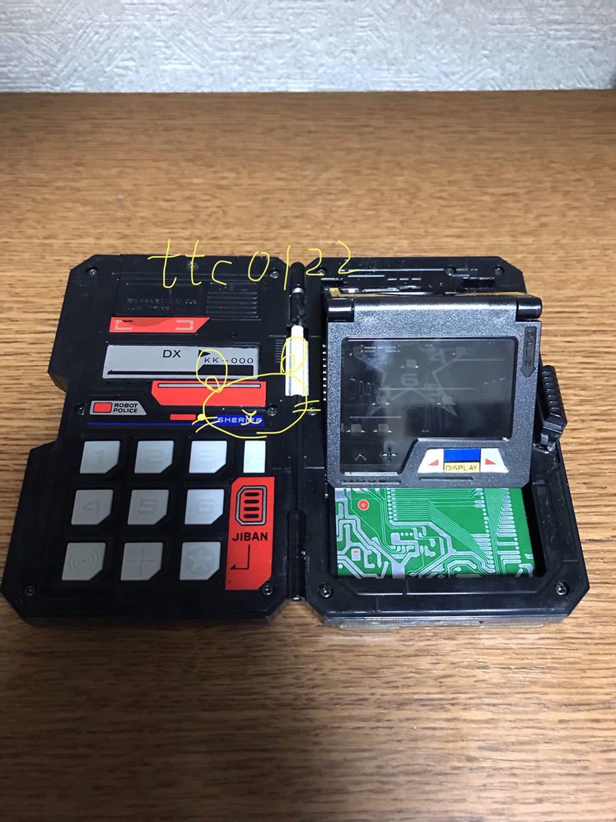 中古品 バンダイ 機動刑事ジバン【DX電子ポリス手帳 動作NG】送料350円  