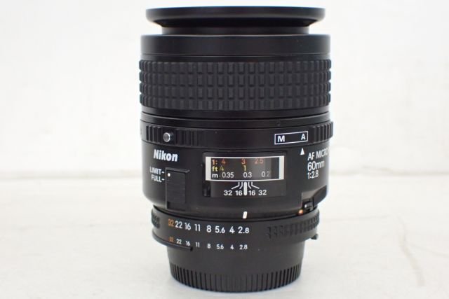 Nikon AF MICRO Ai 外観特上級Nikon カメラレンズ Nikon マイクロレンズ AF Micro Nikkor 60mm F2.8 ニコン ▽ 65D96-13