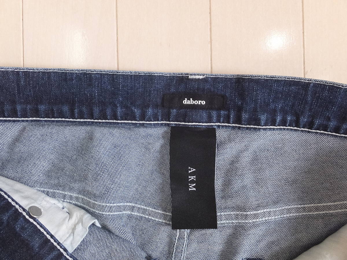 パンツ daboro AKM REMAKE 4/5 DENIM PANTS daboro AKM （ダボロ×エーケーエム）REMAKE 4⁄5 DENIM PANTS (INDIGO