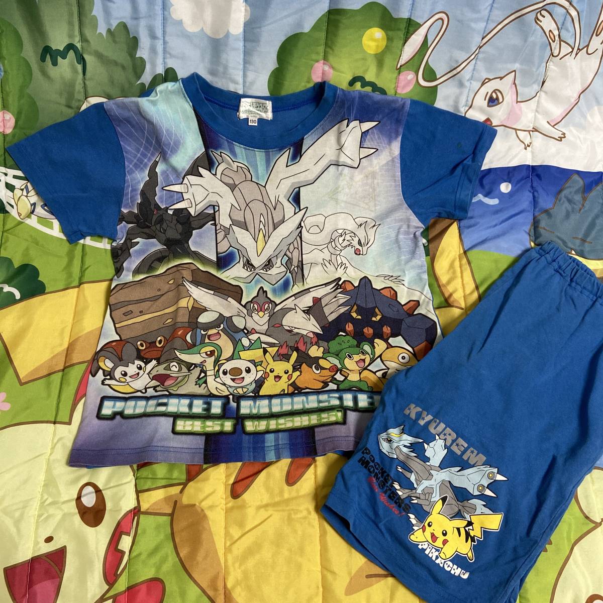 ポケモン パジャマ 130 上下セット C