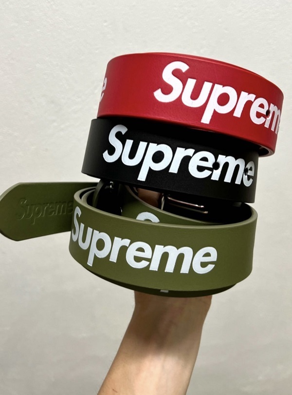 新品未開封】Supreme Repeat Leather Belt Black L/XL 22SS 国内正規品 