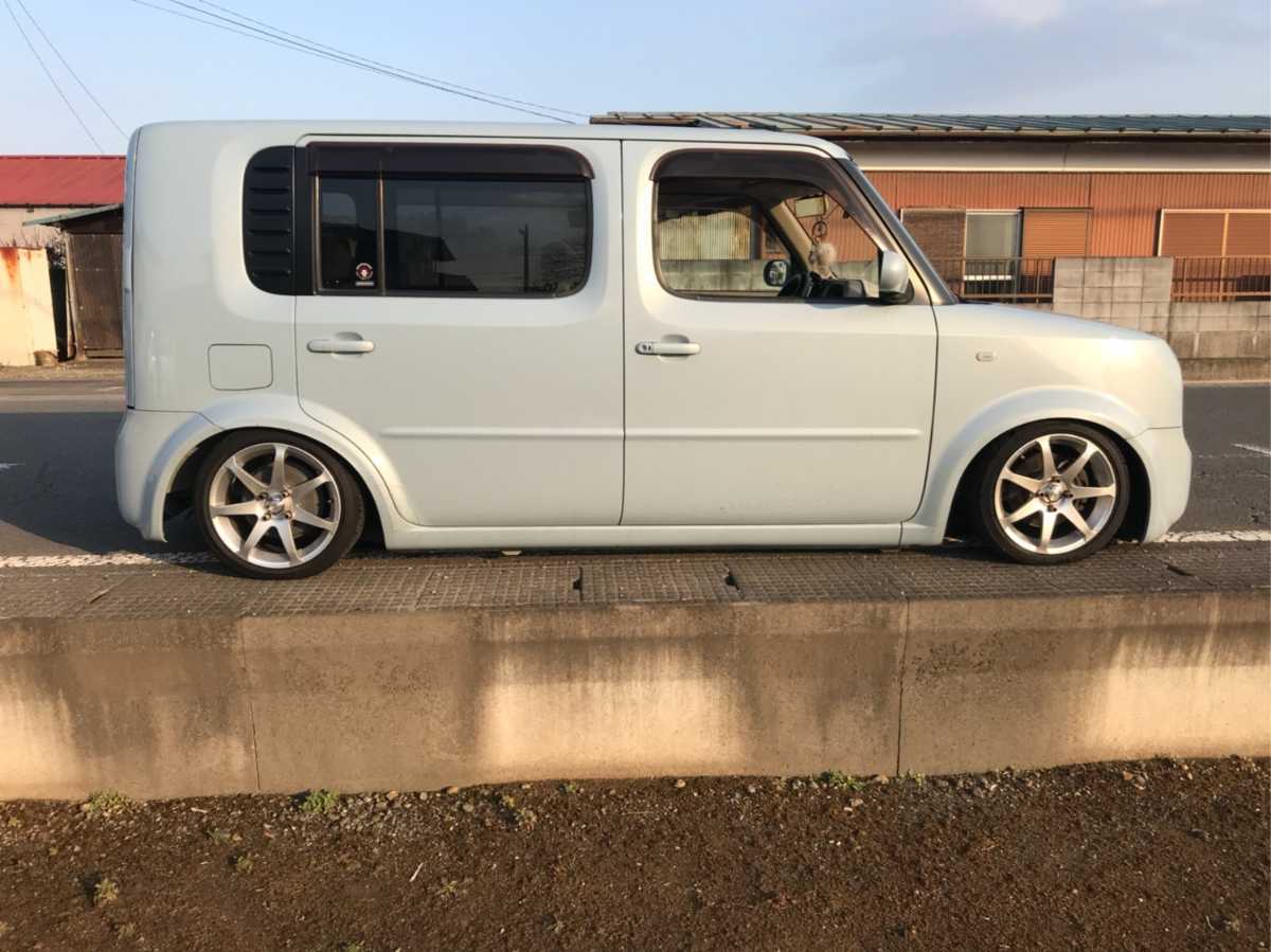 キューブ エアサス RUSH 車高調 BZ11 Z11 YZ11 前期 後期 車高短 z11（対応車種メーカー日産）（サスペンション ジャンク エアバック １台分 D2 エアサスシステム&frasl;ギアサス&frasl;フラップエアロ