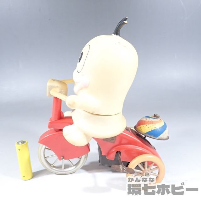 1Kn61◇当時物 古い 増田屋/マスダヤ オバケのQ太郎 ブリキ ゼンマイ