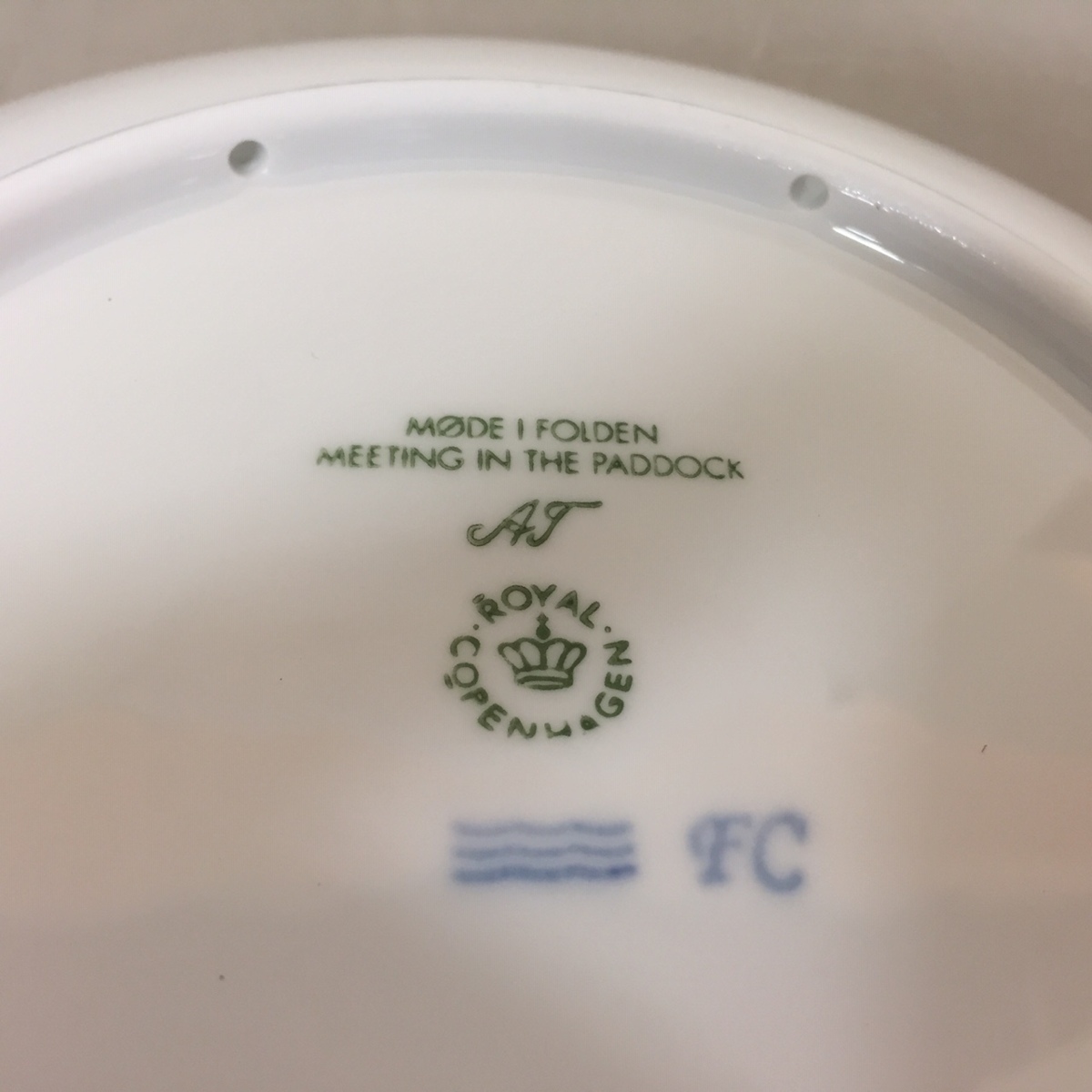 未使用品】ROYALCOPENHAGEN(ロイヤルコペンハーゲン) イヤープレート