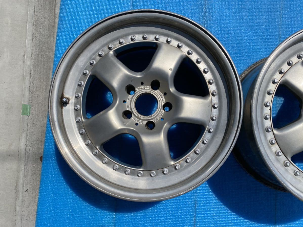 パナスポーツ c5c2 8.5j+20 2本17インチ 114.3 5穴 66mm 深リム 3  