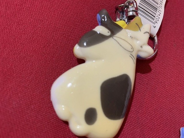s□□ 当時物 BANDAI きんぎょ注意報！ みんなでキーホルダー 不良牛 