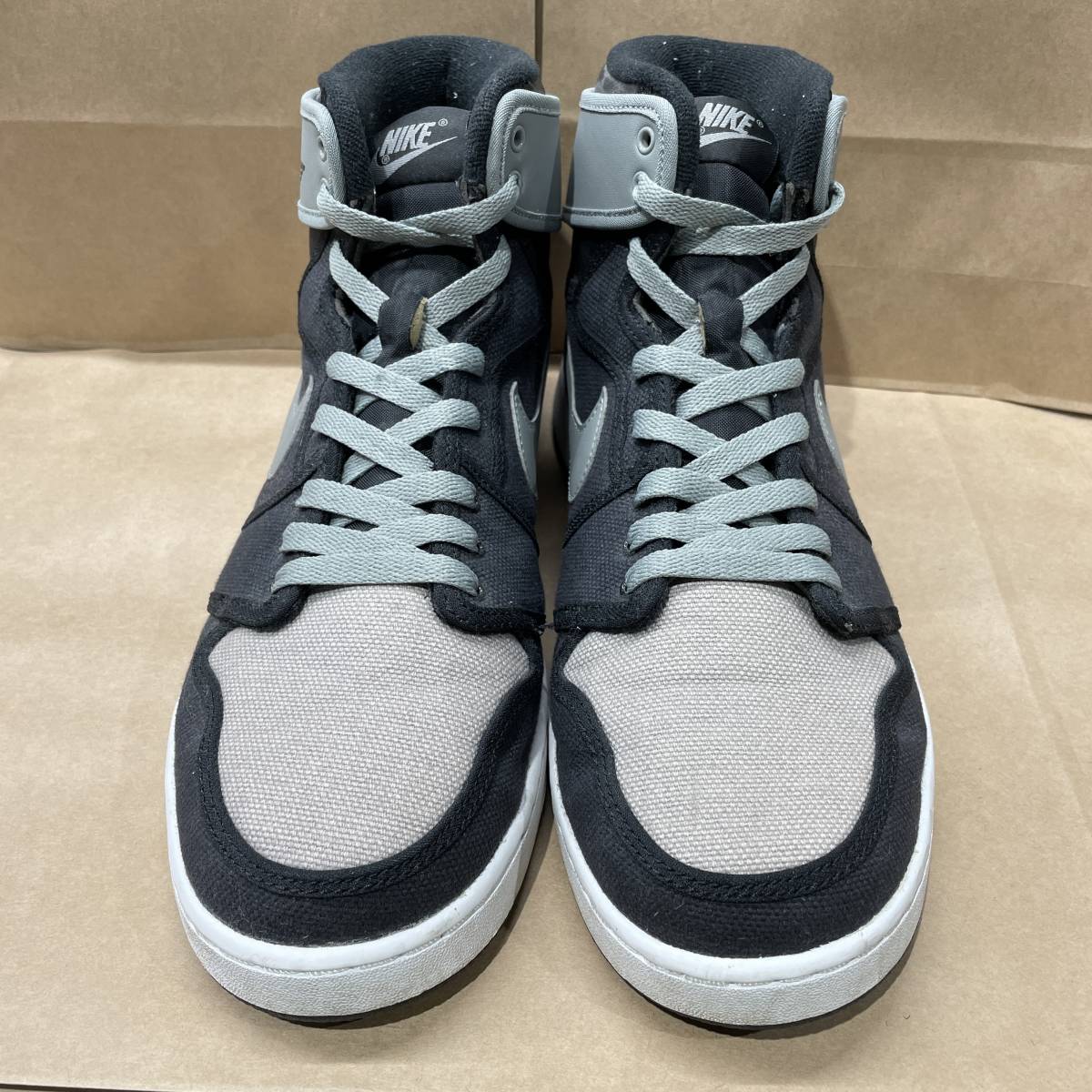 US10 28cm NIKE AIR JORDAN 1 KO HIGH OG 638471-003 BLACK/GREY 