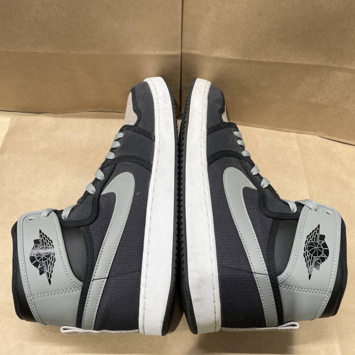 US10 28cm NIKE AIR JORDAN 1 KO HIGH OG 638471-003 BLACK/GREY 