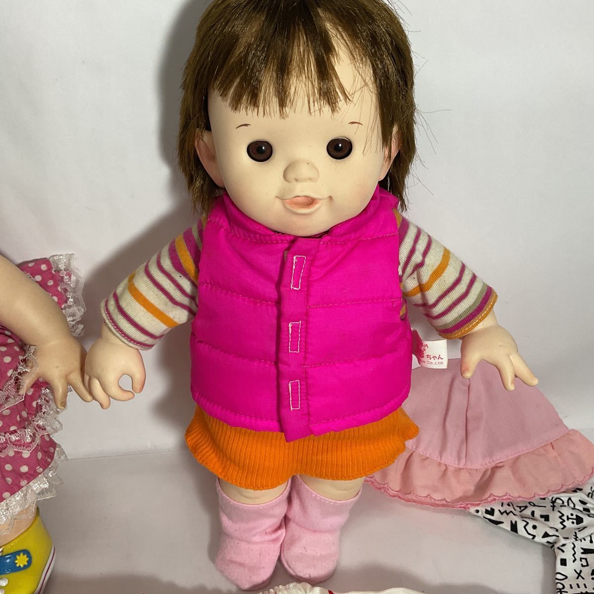 1円スタート】【同梱可】ぽぽちゃん 抱き人形 洋服などまとめて 