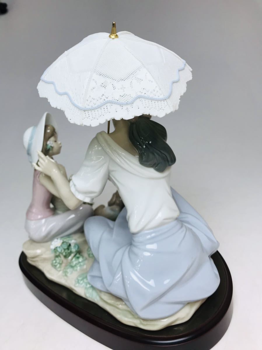 LLADRO リヤドロ 6910 陽だまりの午後 親子 母 娘 大型作品 陶器人形
