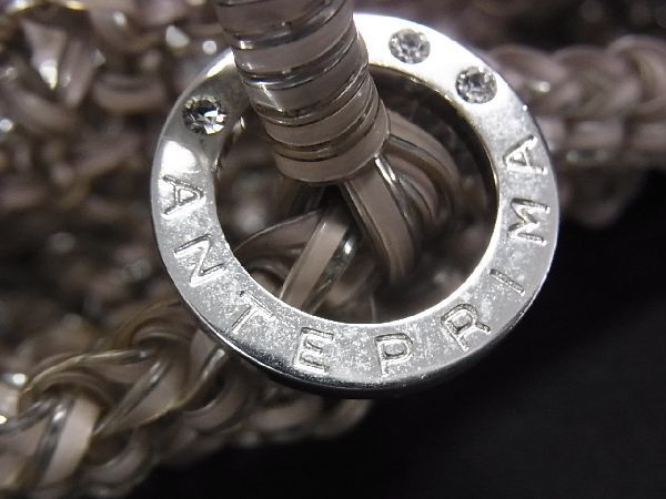 1円 □極美品□ ANTEPRIMA アンテプリマ ワイヤーバッグ PVCワイヤー 
