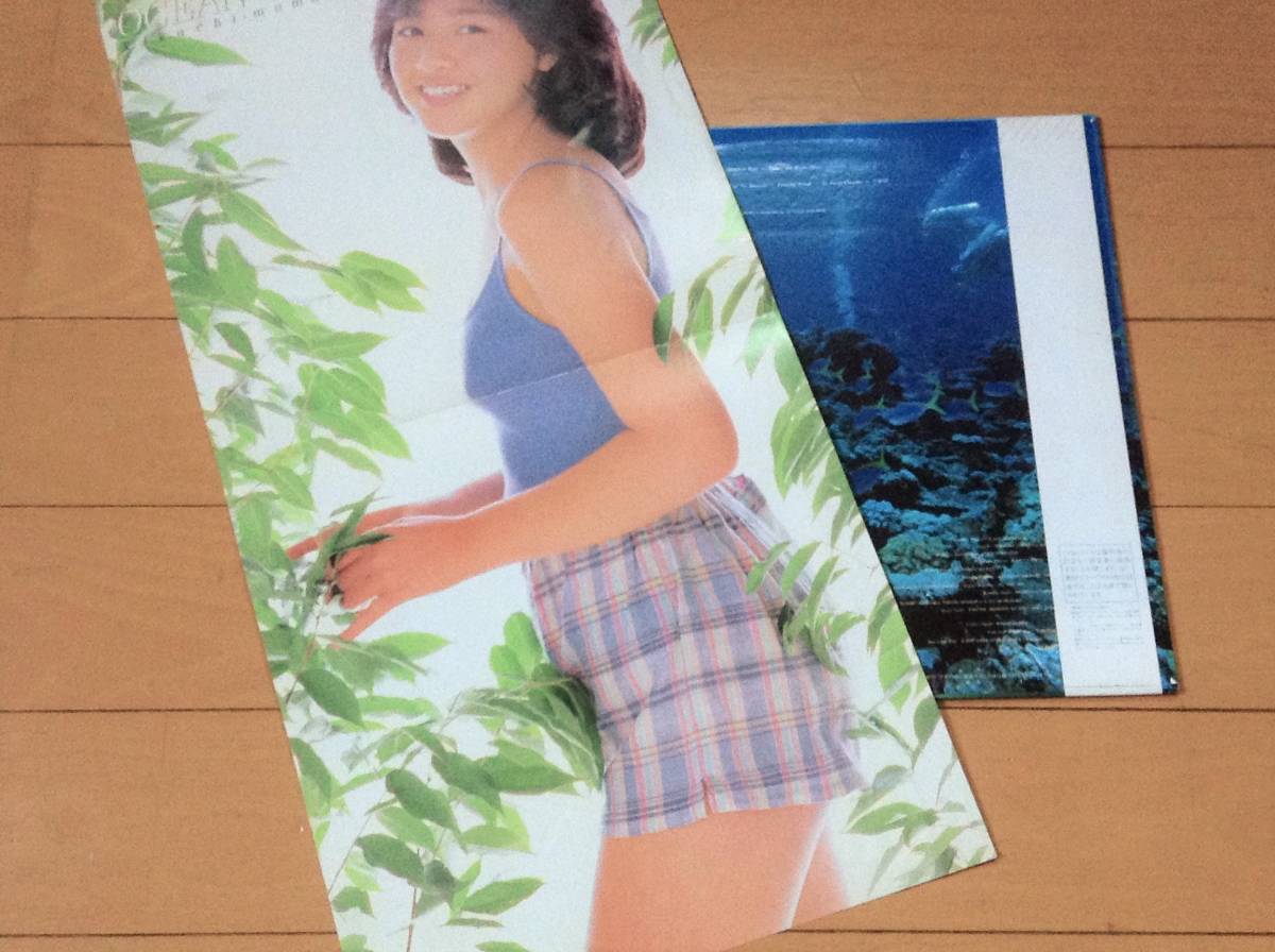 和モノ 菊池桃子 直筆サイン色紙入'84年帯付LP「OCEAN SIDE」林