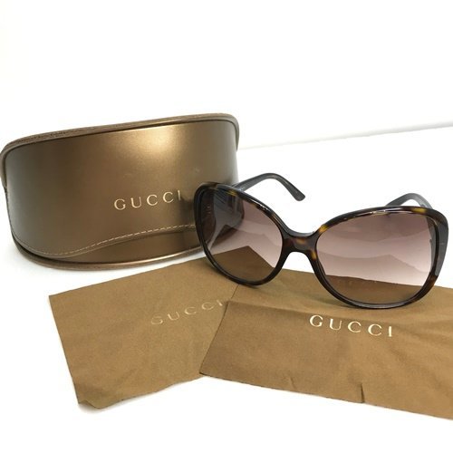 赤字超特価，爆買い 美品！GUCCI グッチ サングラス ブラウン系 メガネ 