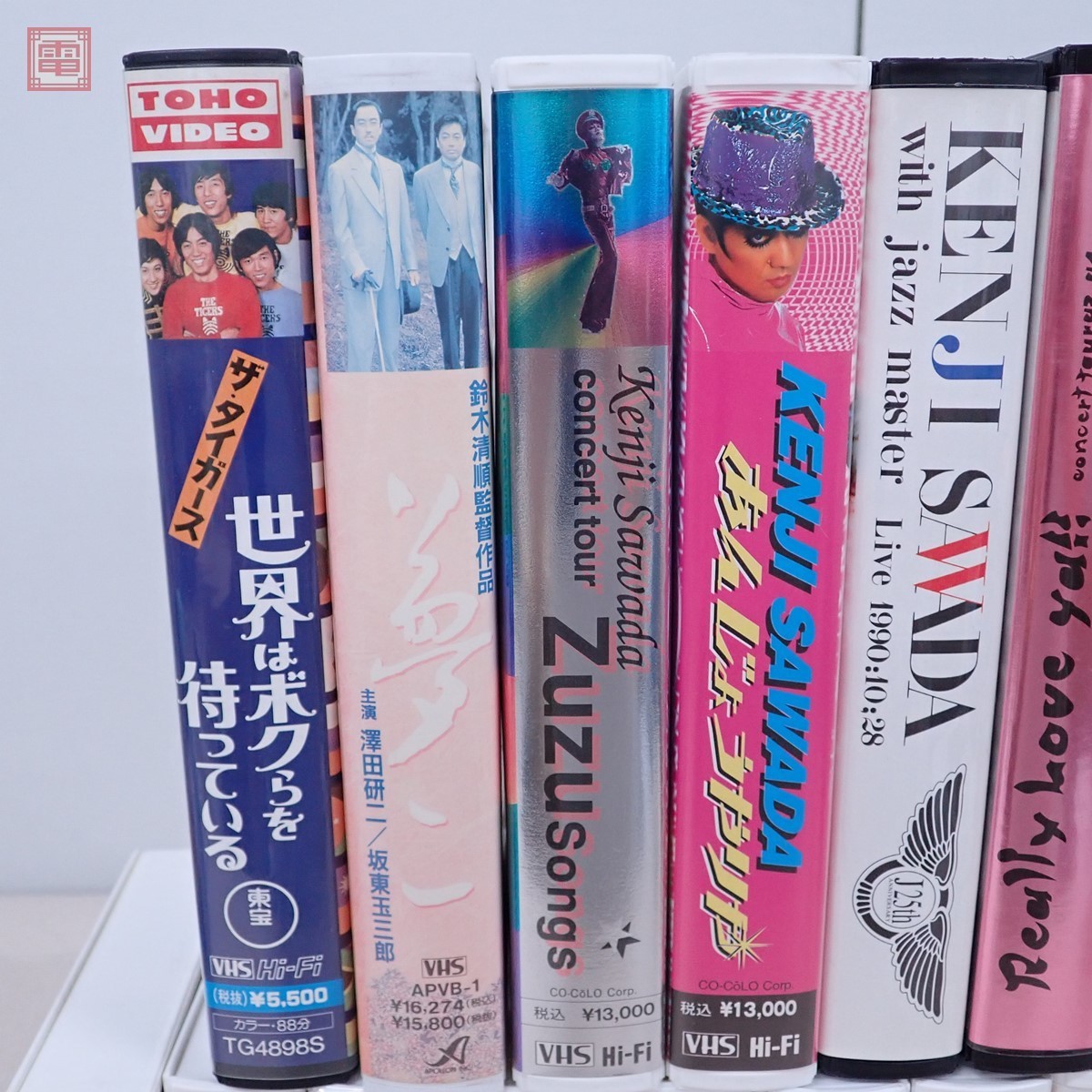 沢田研二 : 2026年最新Yahoo!オークション VHSビデオ ザタイガース