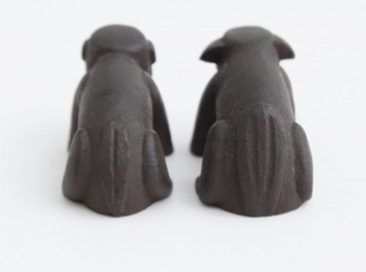 釜定工房 南部鉄 盛岡天満宮 狛犬(雑貨)｜売買されたオークション情報
