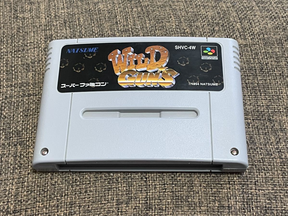 ◇激レア◇ SFC ワイルドガンズ ソフトのみ 国内正規品 NATSUME 