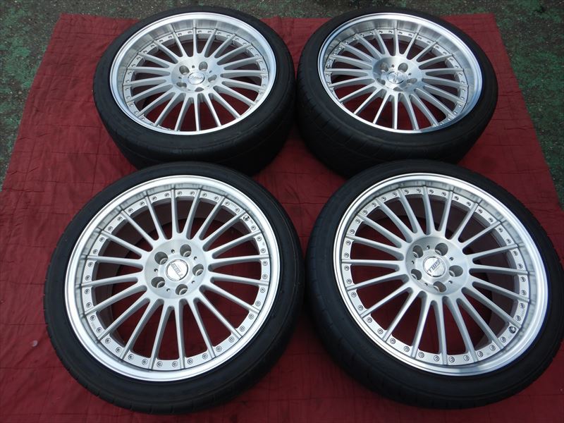 【大人気，正規品】 TWS EXLETE 118F 鍛造ホイール / 9J 20インチ 4本セット(ラジアルタイヤ)｜売買されたオークション情報、yahooの商品情報をアーカイブ公開 - オークファン 5穴