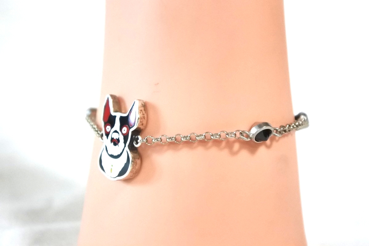 1円○大人気○グッチ○フレンチブルドッグブレスレット○BOSCO＆ORSO 
