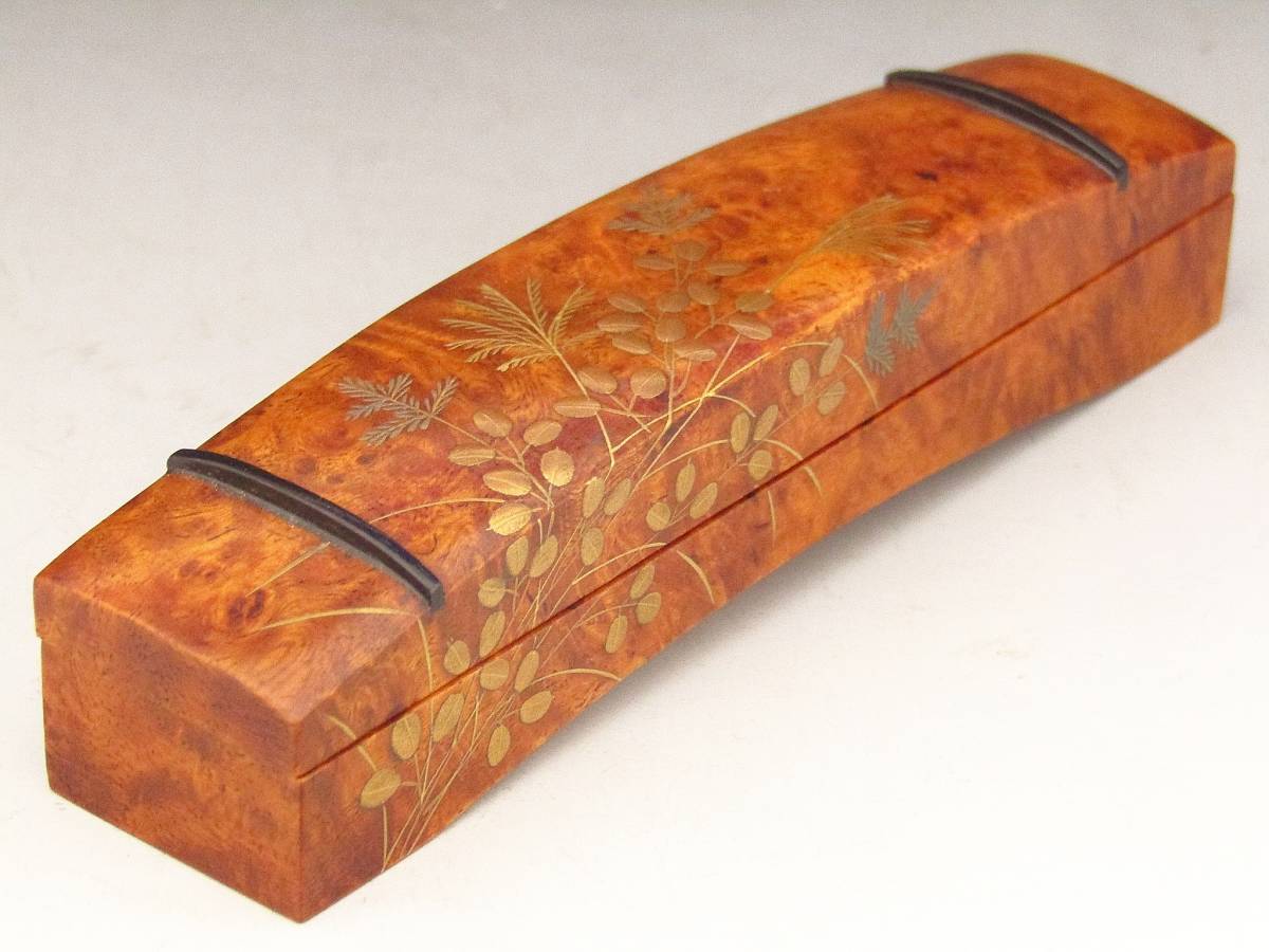 茶道具 蒔絵師 中林貴山作 傘寿蒔絵 香合 共箱 V 8124 - メルカリ