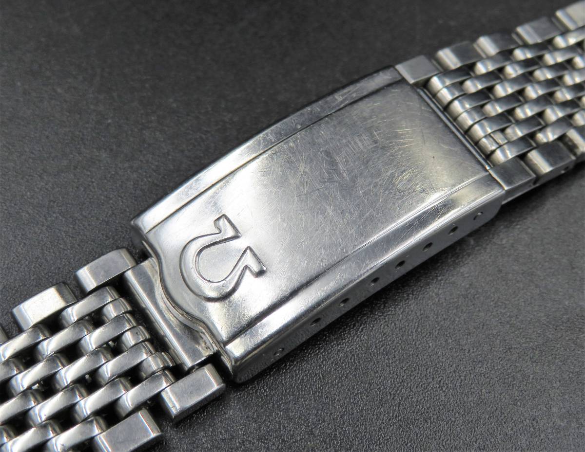 1円～! OMEGA オメガ 純正ブレス 1037 FF564 取付け幅18mm 