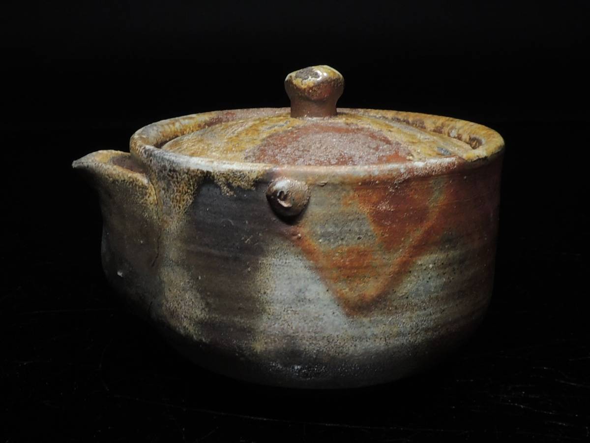 宝瓶 急須 備前焼 煎茶道具 - 共箱 Tea Sazen 備前焼宝瓶 茶器 晃備前