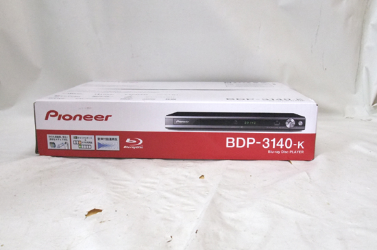 新品 PIONEER/パイオニア ブルーレイプレーヤー BDP-3140-K 新PIONEER