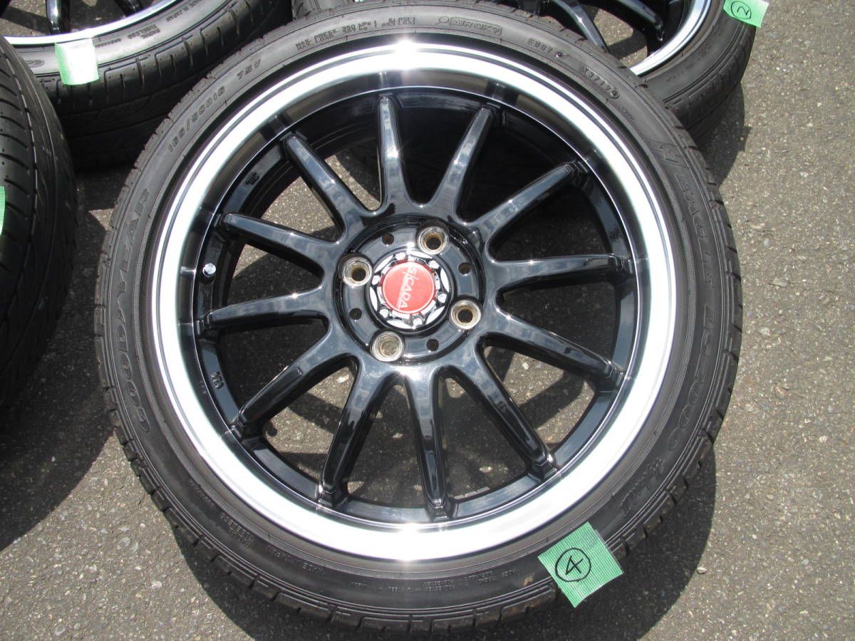 ムーヴ ワゴンR N-BOX 軽自動車用 ホイール16インチ5.5J4穴 エスカーダ 