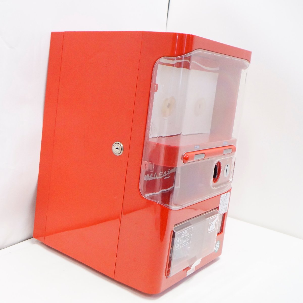 中古 マサオーポレーション ミニ 自動販売機 鍵付き 動作確認済み 保冷 
