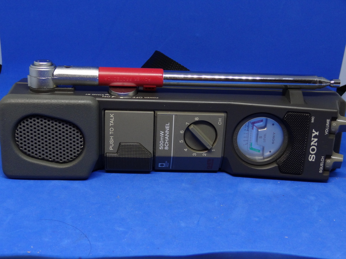 SONY CB無線機 ICB-87R 8ch 500mW 市民ラジオトランシーバー 簡易動作 