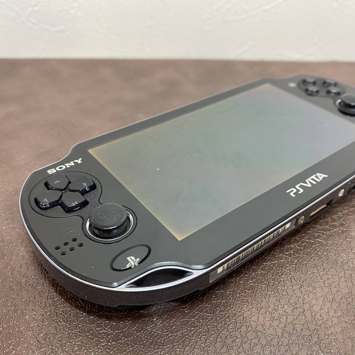 ○【MH-0733】中古品 SCE ソニー PS Vita PCH-1100 ブラック 動作 