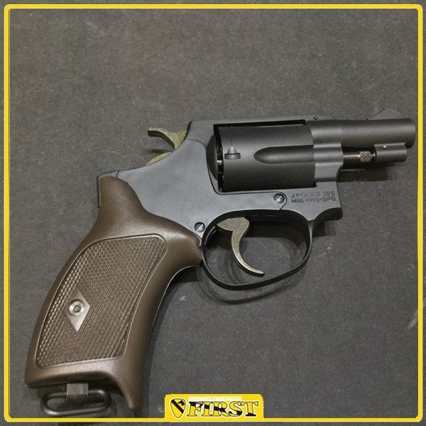 8326】HWS製 J-Police .38S 2インチ モデルガン 箱付き ニューナンブ